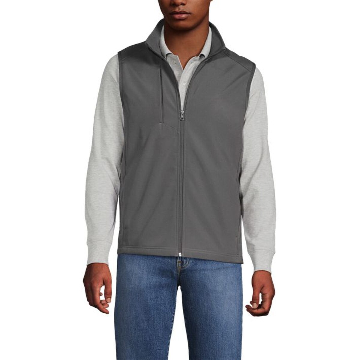 [32] Lands End Unisex Soft Shell Vest